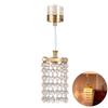 1/12 Scale Miniature Crystal Chandelier For Dollhouse With LED Lighting Easy Installation Metal Craft Accessory