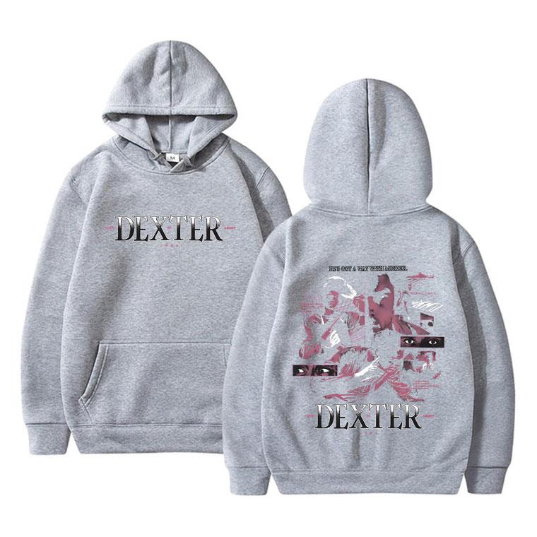 TV Play Dexter Morgan Hoodie Herren Damen Mode Beliebte Pullover Hoodies Männlich Vintage Lässig Baumwolle Baumwolle Kapuzensweatshirt