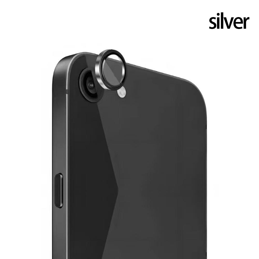 

Защитная пленка для объектива камеры iPhone 16E 9H Закаленное стекло Аксессуары с защитой Meta De A4U5 silver-for iPhone 16e