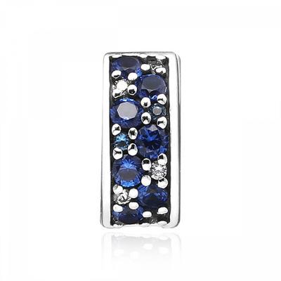 Pandora 791817nsbmx Fancy Blue Shining Elegance Spacer Clip Silberner Anhänger
