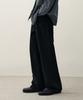 DRAW FIT French Flare Denim Pants [Black Indigo]