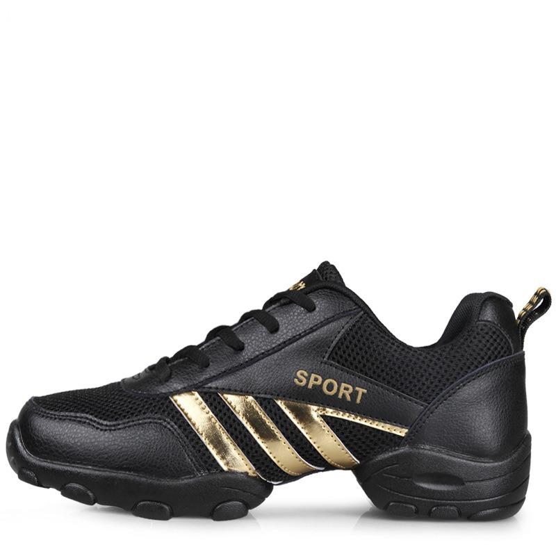 New Soft Sole Men Sports Anti-skid Square Dance Shoes Sneakers Net Jazz Shoe Fitness Team Performance Shoes