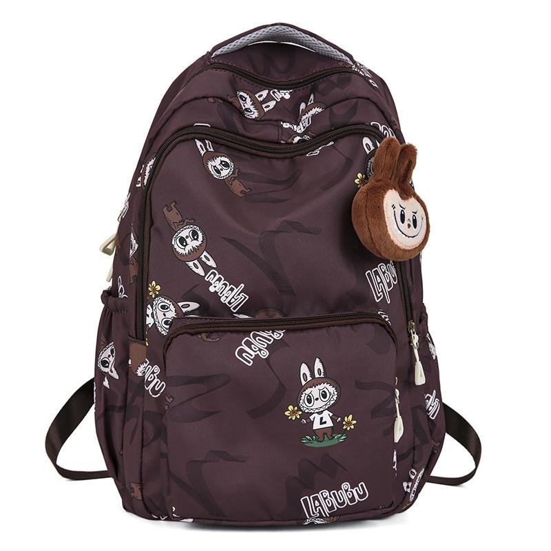 Student Themed Backpack Schoolbag Outdoor Large Capacity Travel Bag