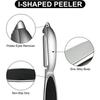 Vegetable Peeler Y and I-Shaped Peeler Set Potato Peelers Stainless Steel Fruit Peelers