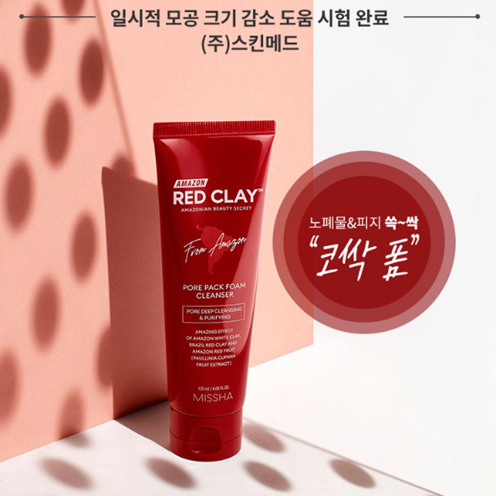 MISSHA Amazon Red Clay Pore Pack Schaumreiniger 120 ml