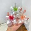 Cute Large Shark Clamp Geometric Flower Hair Claw Clip Korean Colorful Hair Crab Barrettes For Women Beach Headwear Hair Accessories