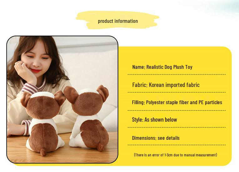 Realistic Plush Toy Dogs: Maltese, Bichon Frise, Labrador, Tibetan Mastiff - Perfect Birthday Gift