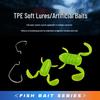 Black Fish Lure: Floating Soft Bait - Imitation Mandarin Fish & Frog for Long Cast Wild Fishing