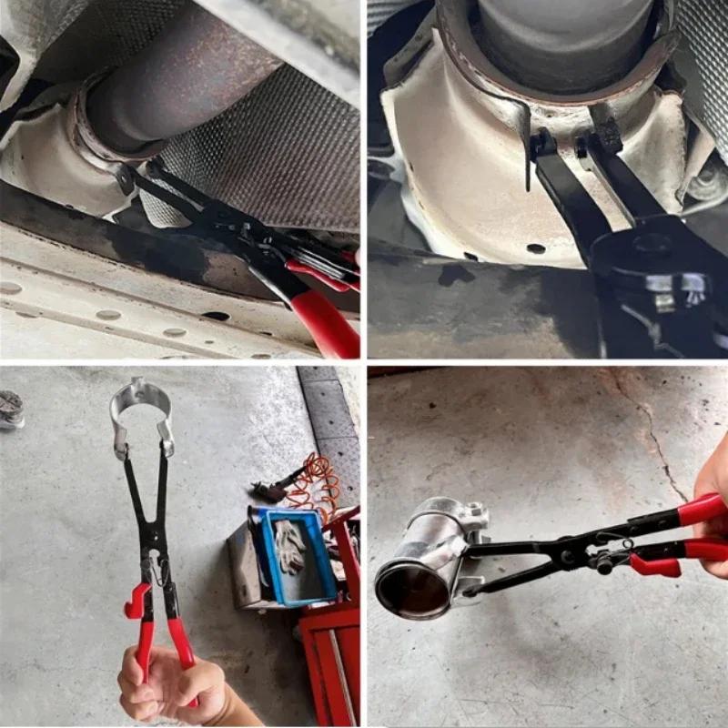 Car Exhaust Pipe C Clamp Removal Plier Spreading Plier Retrofit Demolition Plier Auto Special Repair Tool