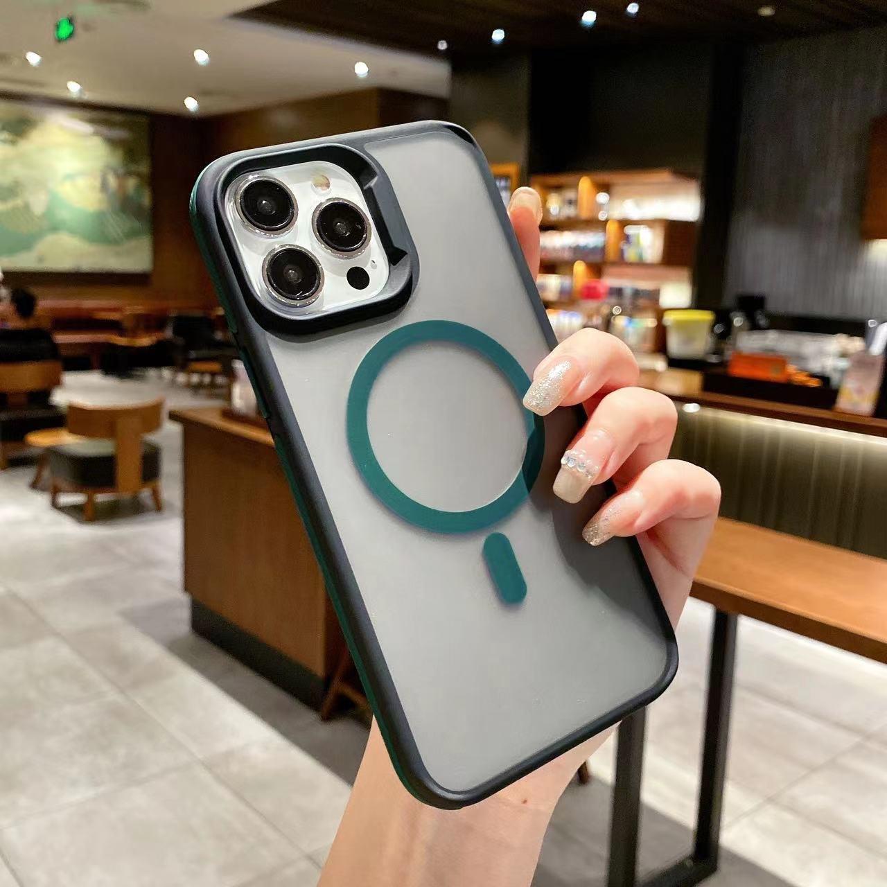 

Двухцветный чехол-броня для iPhone 16, подходит для Apple 15 Promax, чехол для мобильного телефона с покрытием, приятным на ощупь, 14 матовый чехол с магнитной фиксацией Apple 11Promax