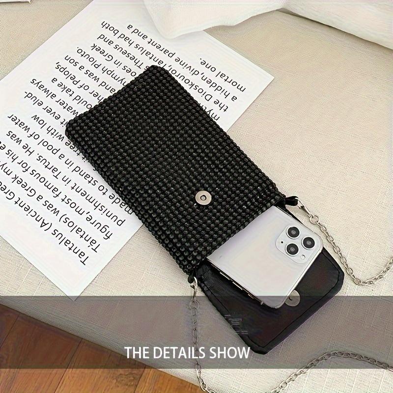 1pc Crossbody Bag for Woman Phone Wallets Cell Phone Strap Crossbody Bag Minimalist Design, Women's Accessory
