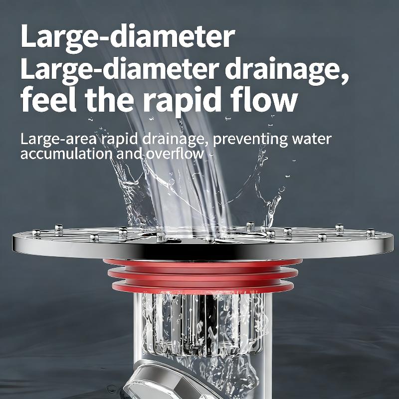Floor Drain Core Shower Floor Strainer Cover Toilet Sewer Anti-Odor Plug Abs No Smell Bathroom Toilet Sewer Shower Drain