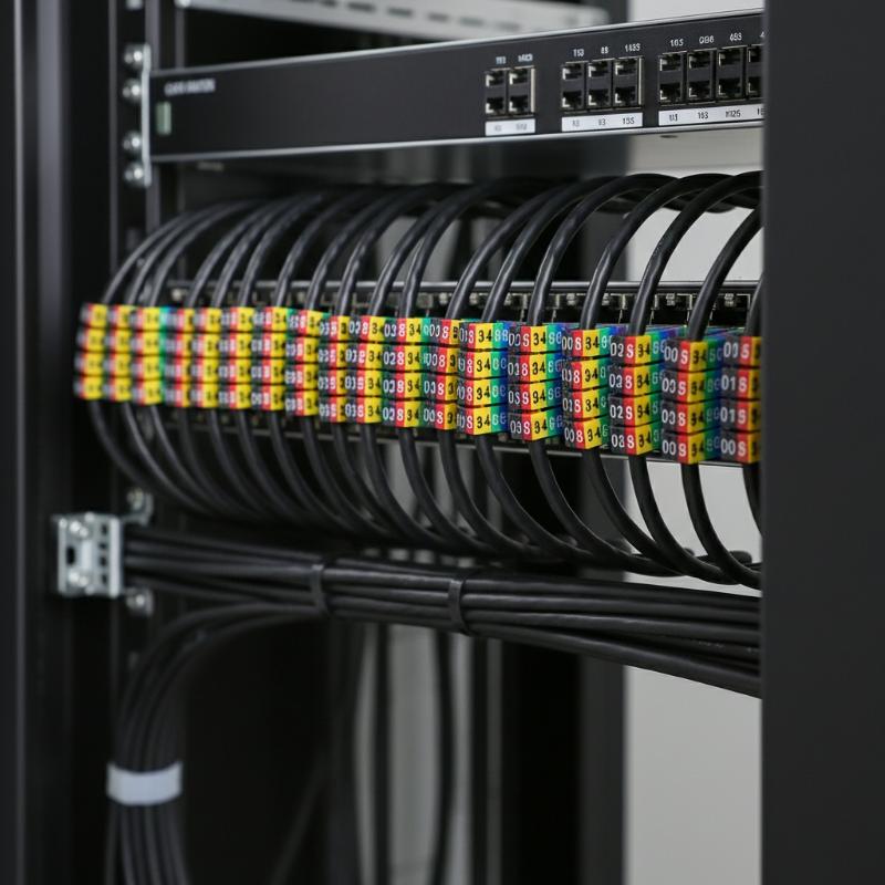 1/3 Sets Colourful C-Type Marker Number Tag Label Cable Markers For 2-3mm Wire Conspicuous And Easy To Identify