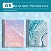 Detachable Transparent Leather Binder with 5 Notebooks for High School Students - 2026 Edition