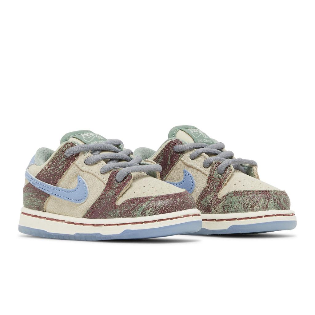 Nike Dunk Low SB Toddler (Unisex) Sail / Light Blue / Cedar Toddler Shoes FQ8205 300