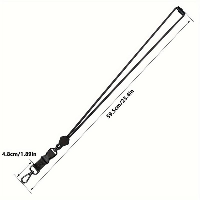 Adjustable Neckband Keychain Multi-Function Mobile Phone Lanyard Anti-Lost Badges Id Card Clip Lanyard Neck Straps Key Chain