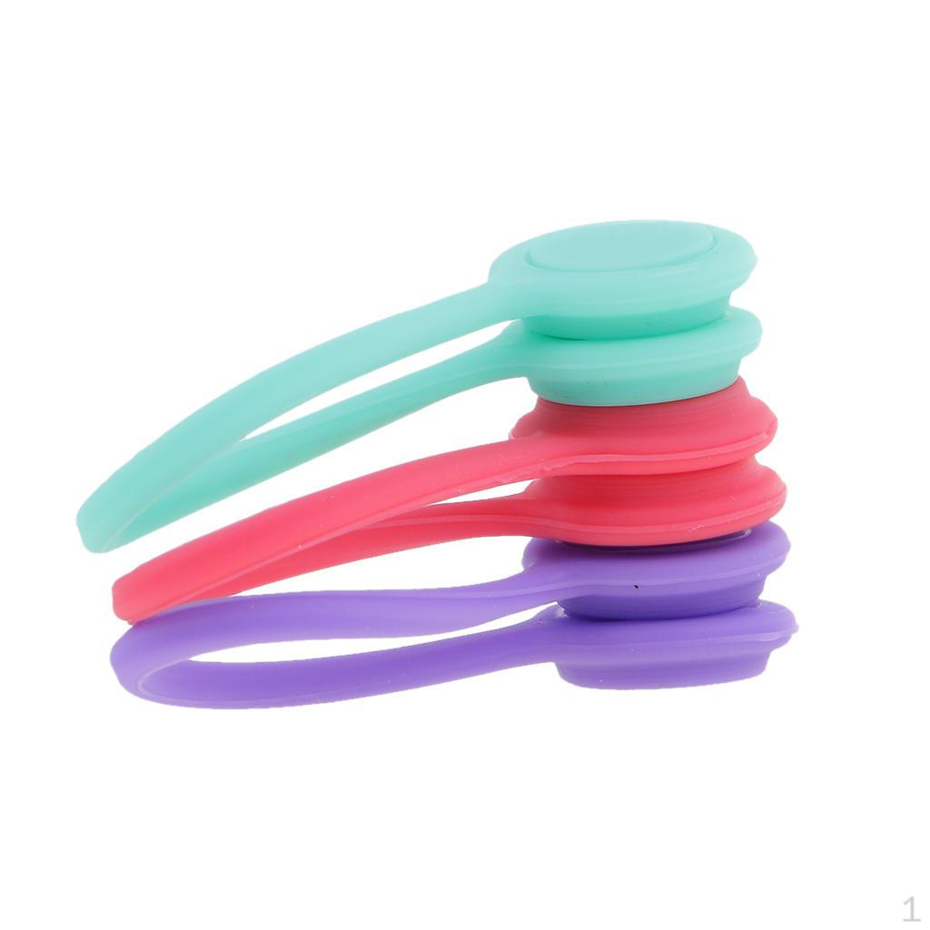 

Wrap for Headphones/ Date USB Cable, Cute Candy Silicone Earphone Cable Cord Organizer D