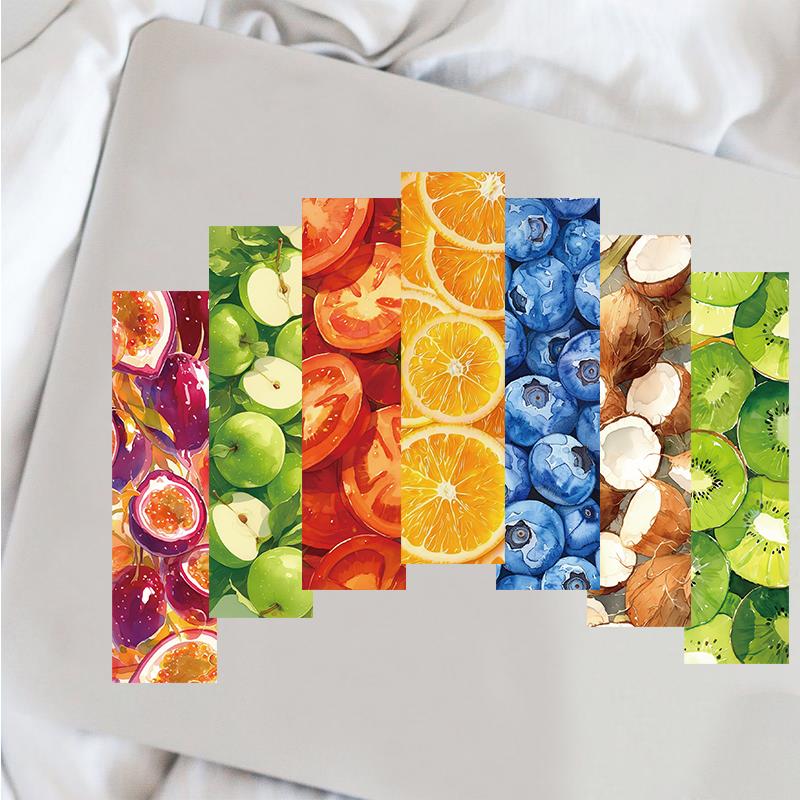 30PCS Colorful Fruits Bookmarks Skateboard Personalized Supply DIY Luggage Cartoon Graffiti Durable Living Room Decoration