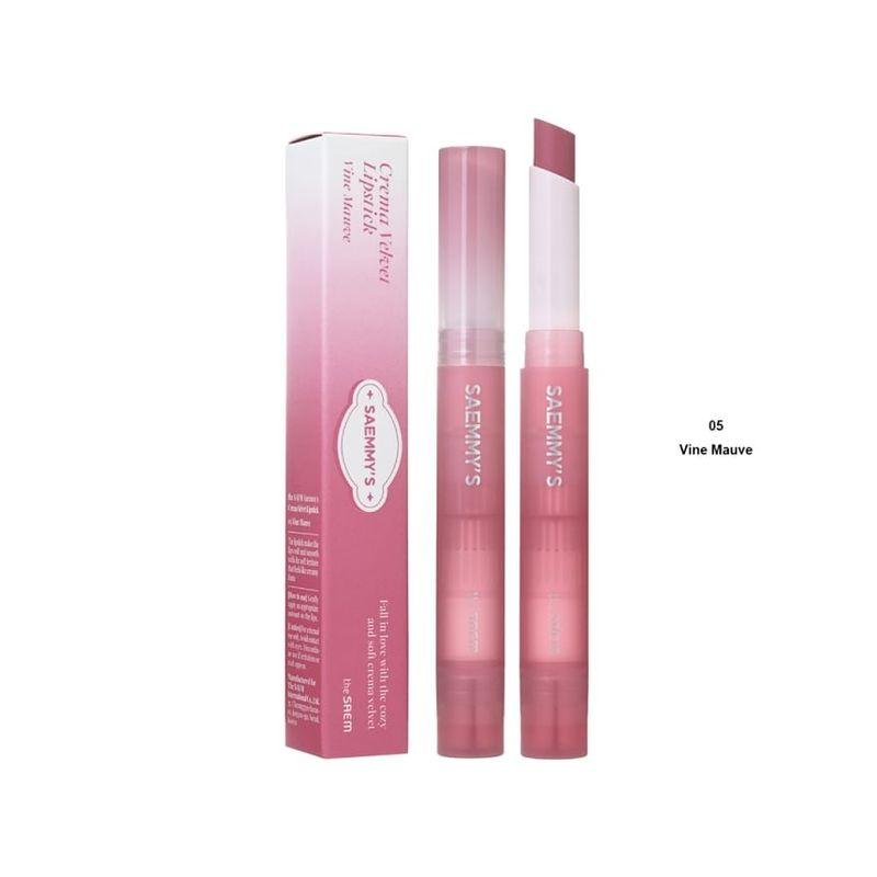 The Saem - Saemmy's Crema Velvet Lipstick - 5 Colors