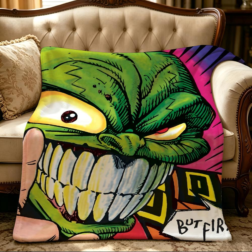 movie T-The Mask-k Throw Thick Comfort Flannel Quilt, Multi-scene Use Indoor Outdoor Daily Nap