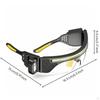 Headlight Glasses Windproof Biking Lamp Hands Eyeglass Clip Light for Night Anglers,