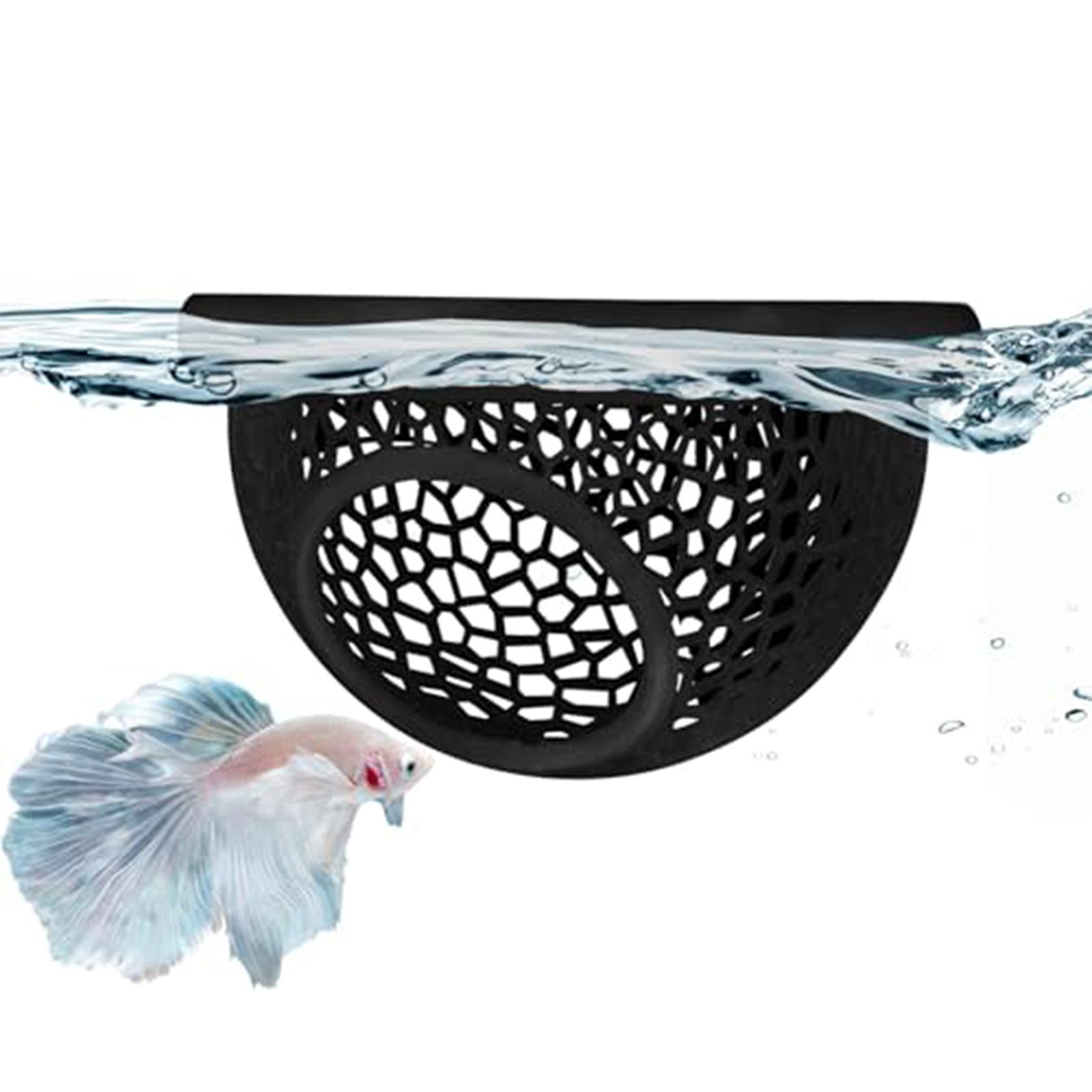 Fish Rest Aquarium Accessories Floating Fish Room S чёрный