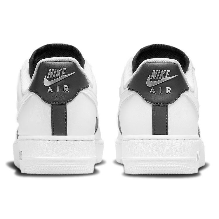 Nike Air Force 1 07 Premium Catena Argento - Sneakers da Uomo Bianche Metallo Nero-Argento DA8571-100