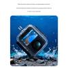 Full Coverage Camera Waterproof Shell 144FT Depth PC Construction Quick Release Mechanism for 360 Camera Diving Case