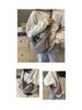 Spring Nylon Pleated Crossbody Shoulder Bag: Women's Lightweight Casual Dumpling Bag in Matching Colors