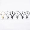 AABGU1 1Pcs  Mercedes Benz Car Front Bonnet Logo Emblem Zinc Alloy Badge ForW204 W220 C180 C200 E260 E300L Auto Decorate Accessories