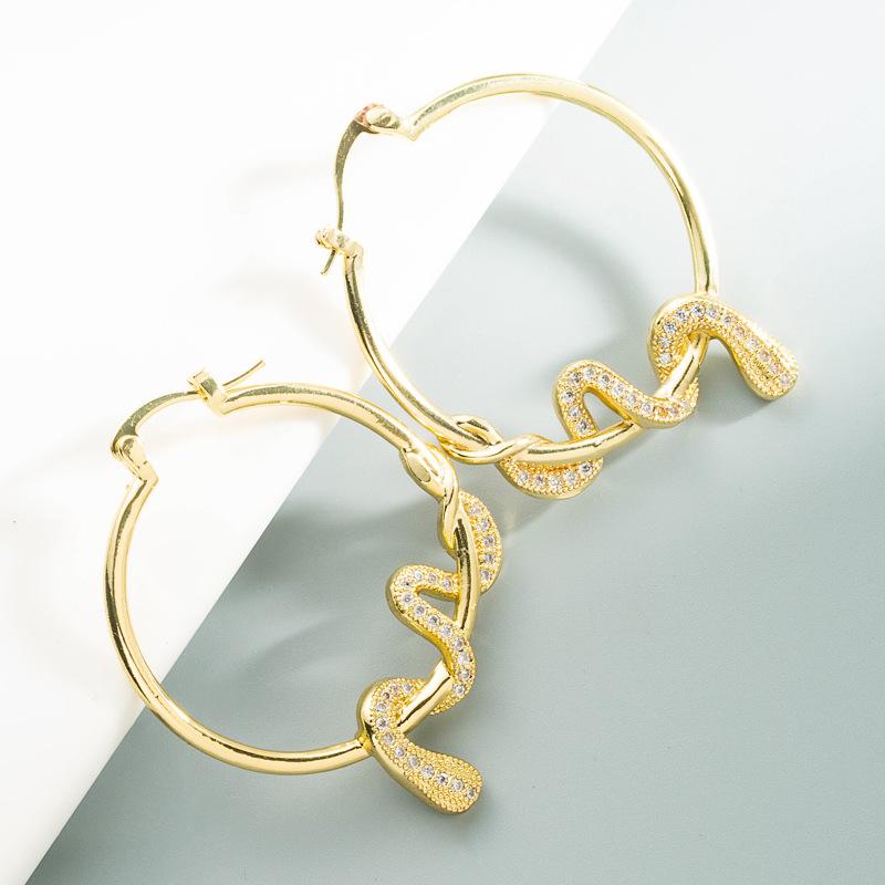 Women's Hoop Earring Bohemian O Shaped Creative Rice Beads Exaggerated Accessories Earrings