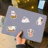 50Pcs Easter Bunny Stickers Waterproof Sun-resistant PVC Cartoon Rabbit Cute Decals DIY Vinyl Art Decorative Graffiti Stickers for Laptop Tablet