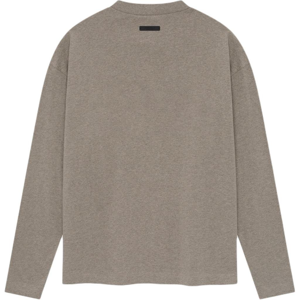 Fear of God Essentials Classic Long Sleeve Tee Homestead Heather Unisex Tops Grey 125AS264182F