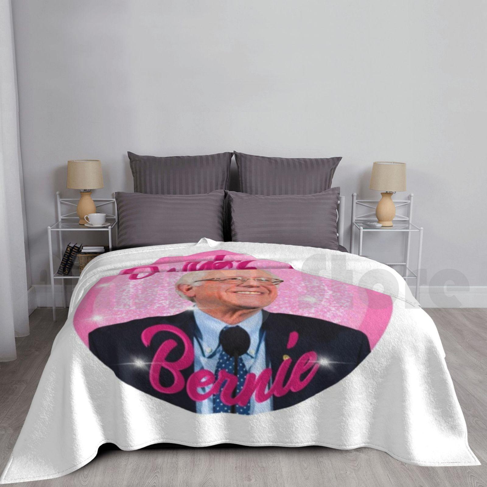 Barbz For Bernie Blanket Fashion Custom Nicki Minaj Barbz Feminist Bernie Bernie Sanders Barbz4bernie Size: 75*100cm, Weight: 230 GSM