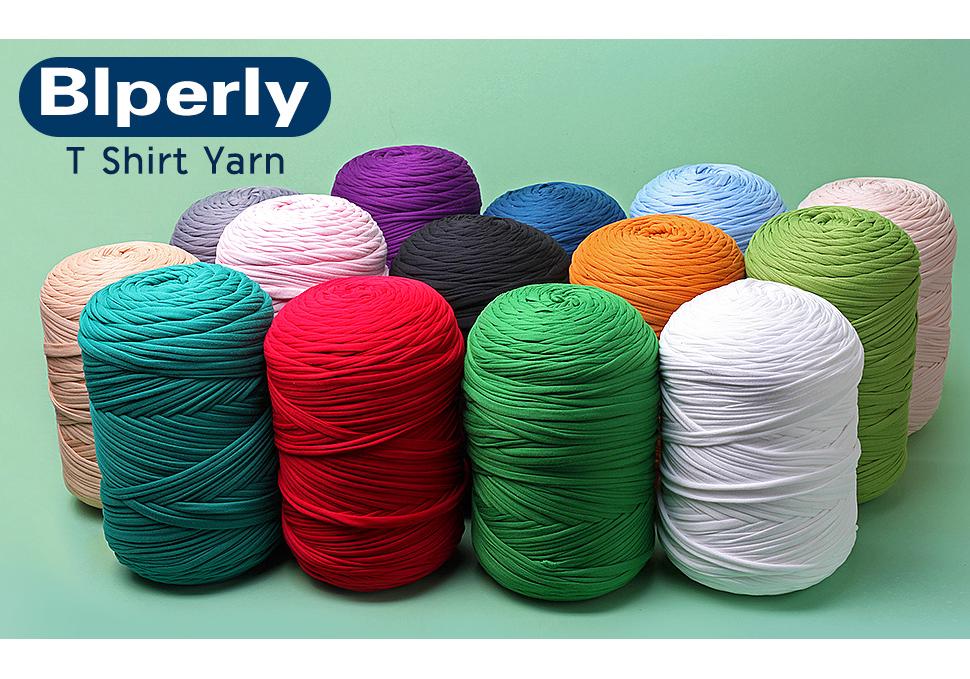 Chunky Large Roll 400g T-shirt Yarn for DIY Knitting, Crochet, Bags & Floor Mats