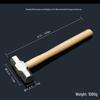 Octagonal Iron Sledgehammer with Wooden Handle - Heavy-Duty Construction and Home Use