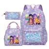 KPop Demon Hunters Student Backpack Crossbody Bag Casual Pencil Case Set of 3 Fashion Trendy Unisex