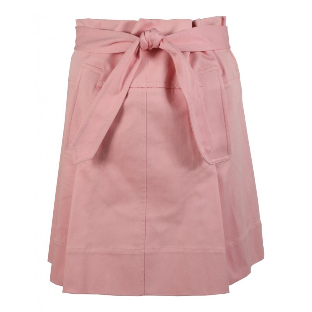 

Мини-юбка с поясом Salvatore Ferragamo розовый