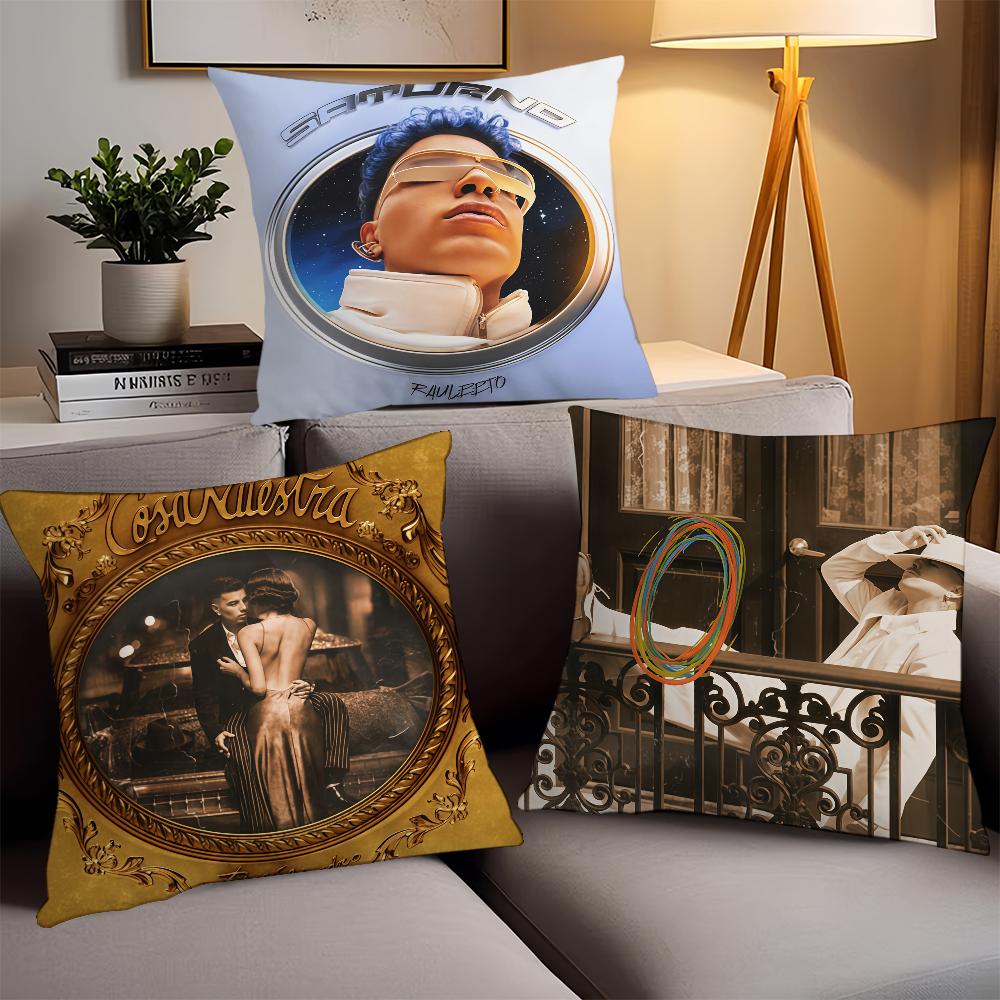 Singer R-Rauw A-Alejan D-Dro Pillow Case Office Cushions Suitable For Sofa Car Bedroom Decorative Cushion Cover