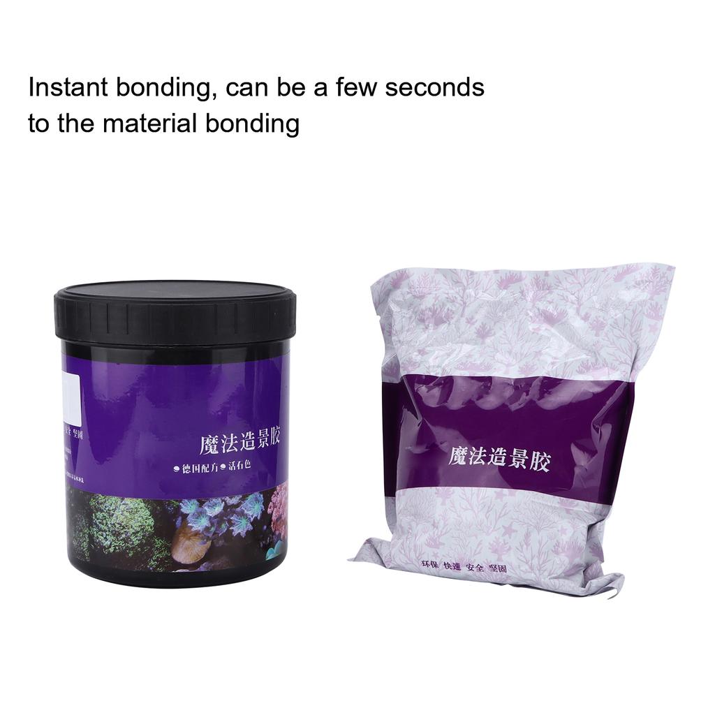 Fish Coral Glue Aquarium Clear Landscaping Adhesive Glue for Aquarium Supplies Decorations