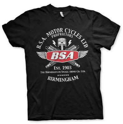 BSA Motor Cycles Sparks Official Merch T-Shirt M/L/XL New