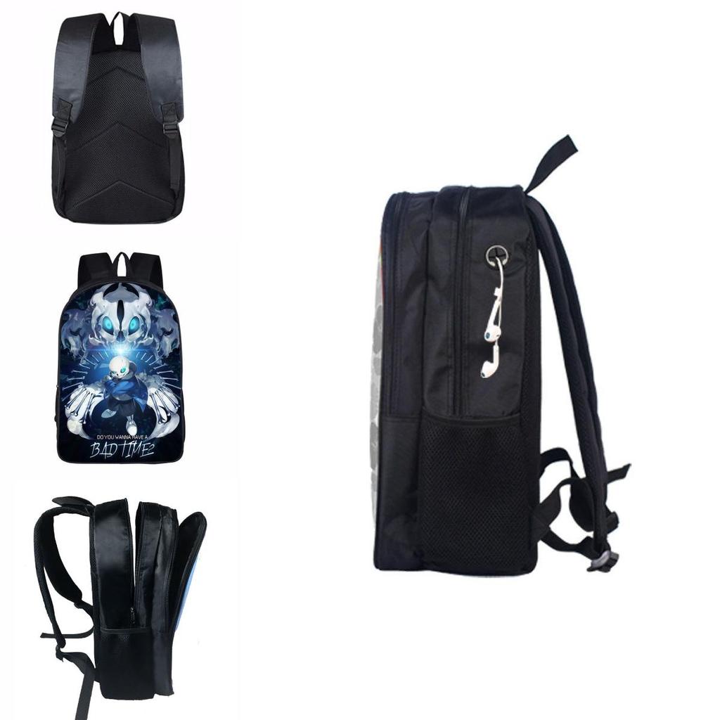 New Game Undertale Sans Papyrus Cartoon Softback Schoolbag With Spacious Interior And Zipper Closure