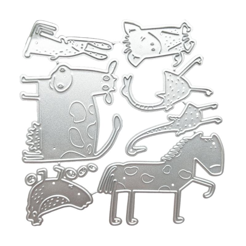 

Animals Metal Cutting Dies DIY Craft Carbon Steel Embossing Template Stencil Scrapbooking for Card Die Cuts Mold Decor 1