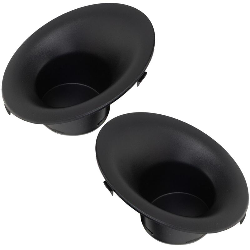 2pcs Black Car Front Fog Light Covers without Hole for Dodge Challenger 2015 2016 2017 2018   68259660AA, 68259661AA