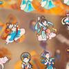 Retro Miniature Landscape Sticker Cultural Scenery PET Sticker For Journaling Notebook Photo Album Scrapbooking Supplies