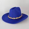 Fedora Cowboy Concho Hat for Men and Women Western Cowboy Las Vegas Nashville Party Hat Wide Brim Riding Hat Cowboy Hat