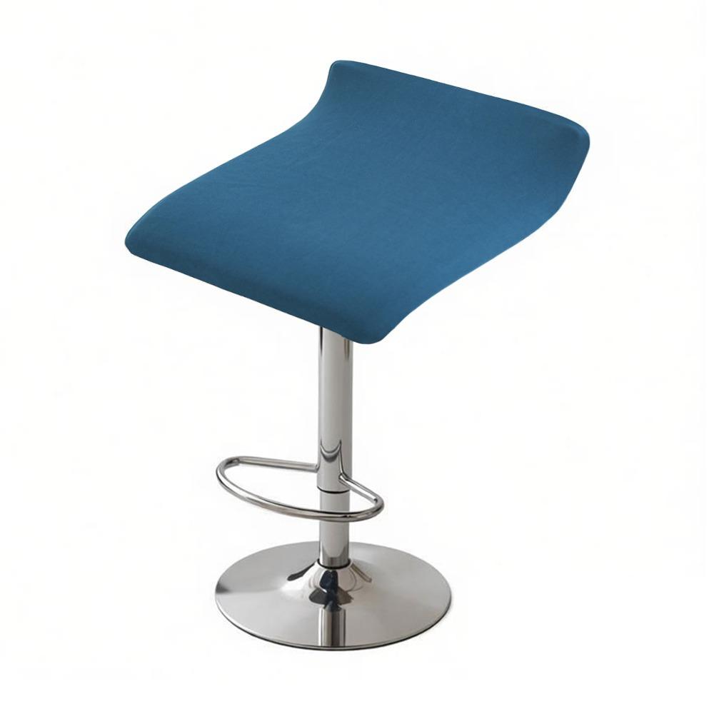 

Elastic Cashier Chair Cover All-in-one Dustproof Office Swivel Chair Cover Square Chair Cover for Cashier Rotating Swivel Stool синий