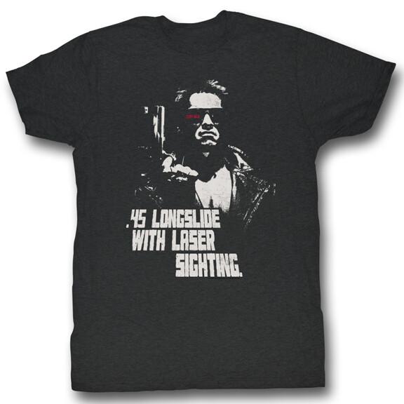 The Terminator 80 s Movie 45 Longslide With Laser Sighting Men s T Shirt XXL