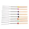 8Pcs Telescoping Extendable Marshmallow Roasting Sticks Marshmallow Sticks Kit Extending Roaster
