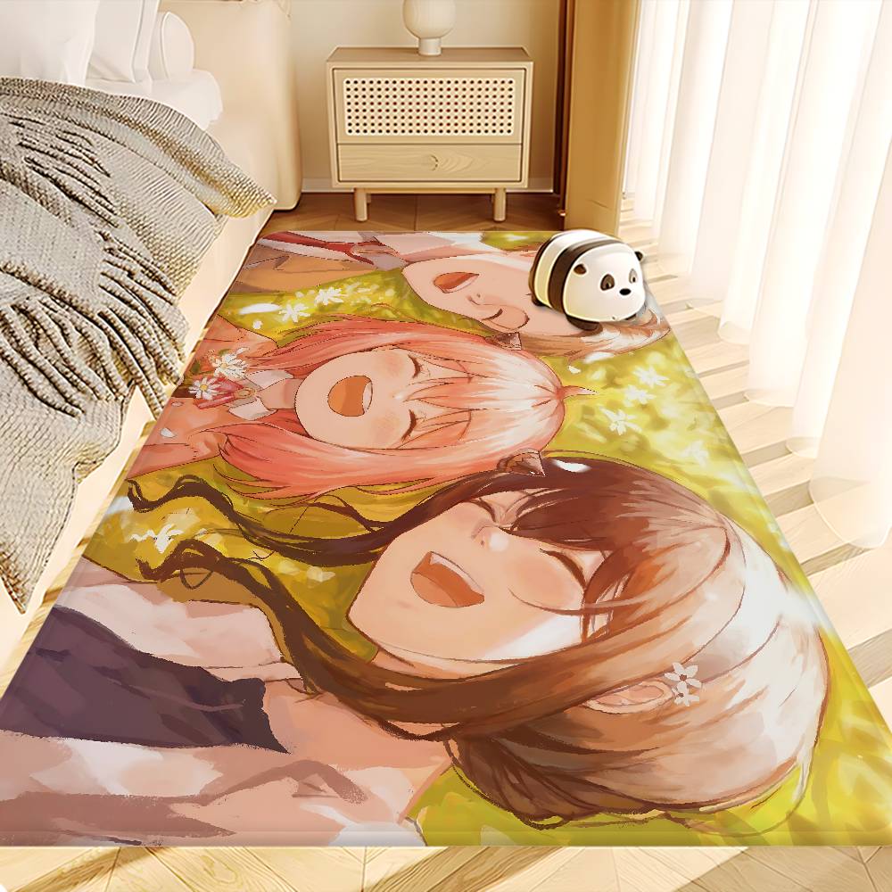 Anime Spy X Family Anya Room Mats Cheaper Anti-slip Modern Living Room Balcony Printed Household Carpets